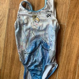 4 GK leotards, 1 other brand leotard, and 1 GK pair of shorts